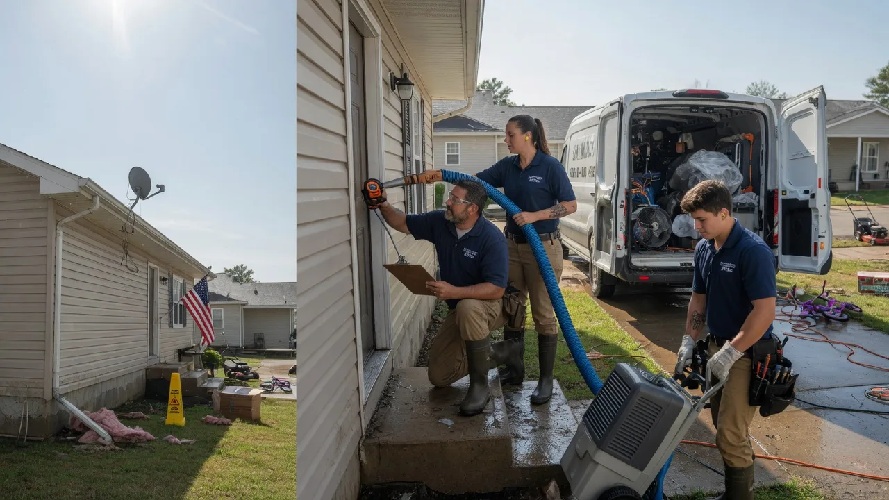Ceiling Water Damage Restoration in Penhook, VA near me